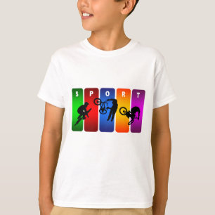 Camiseta Emblema multicolor de BMX