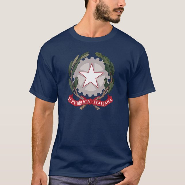 Camiseta Emblema nacional de Italia (Anverso)
