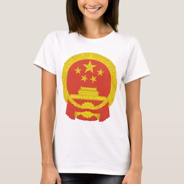Camiseta Emblema nacional de la República Popular China (Anverso)