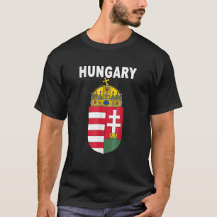 Camiseta Emblema nacional húngaro diseña raíces húngaras