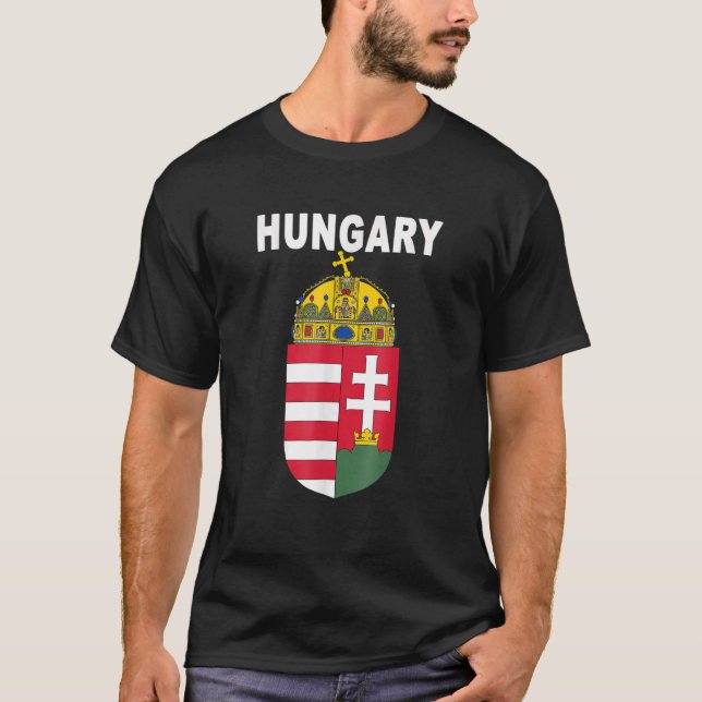 Camiseta Emblema nacional húngaro diseña raíces húngaras (Anverso)