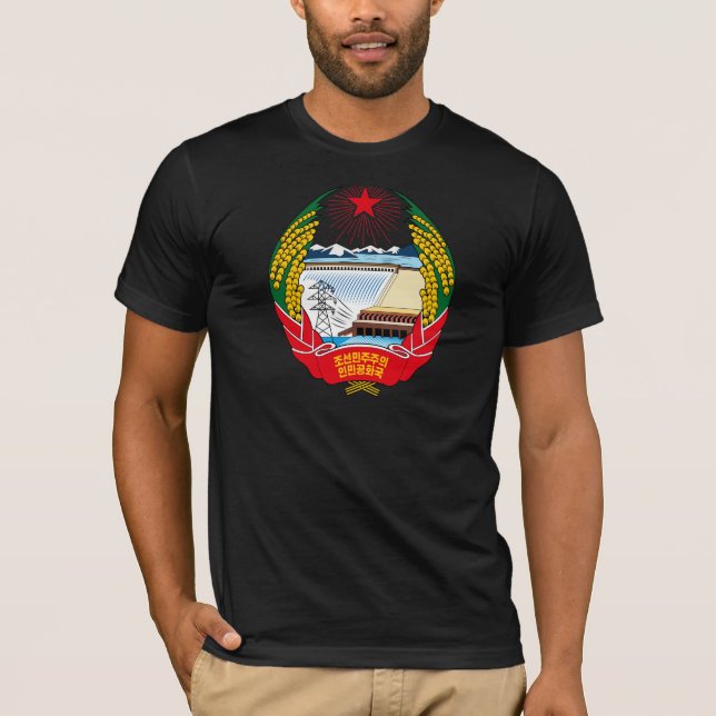 Camiseta emblema norte de corea (Anverso)