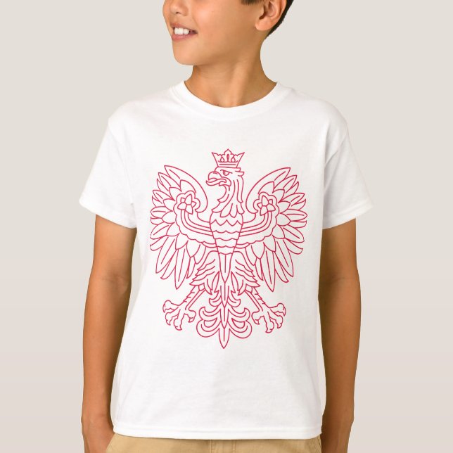 Camiseta Emblema polaco - escudo de Polonia - hierba Polski (Anverso)