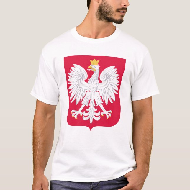 Camiseta Emblema polaco - Escudo de Polonia - Polska Herb P (Anverso)