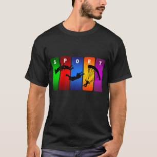 Camiseta Emblema que se lanza en paracaídas multicolor