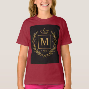 Camiseta "Emblema Real NMKY – Diseño de Cresta con Monogram