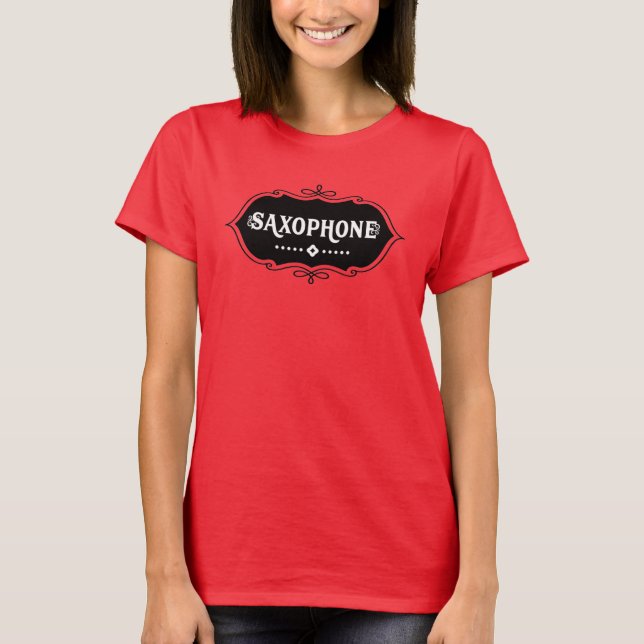 Camiseta Emblema saxofón (Anverso)