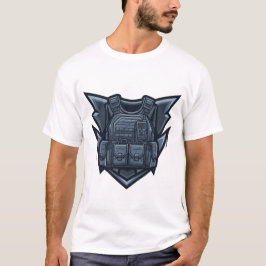 Camiseta Emblema táctico de pecho de soldado