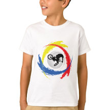 Emblema tricolor de BMX