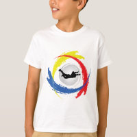 Emblema tricolor de Skydiving