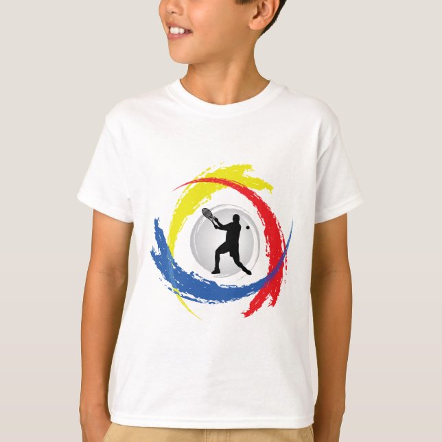 Camiseta Emblema tricolor del tenis (varón) (Anverso)