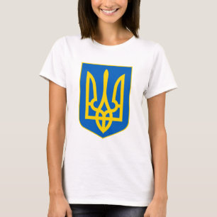 Camiseta emblema ukraine