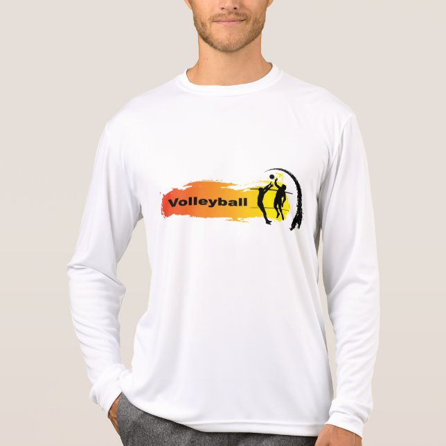 Camiseta Emblema único de voleibol (Anverso)