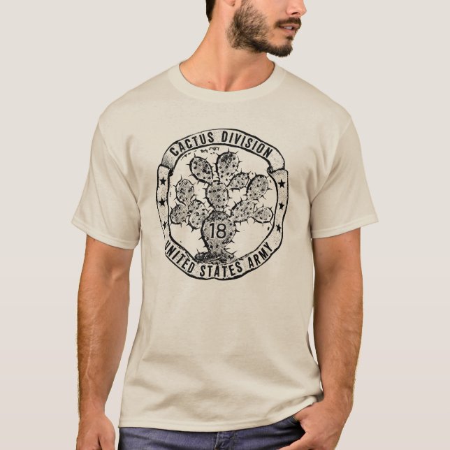 Camiseta Emblema Vintage División Cactus (Anverso)