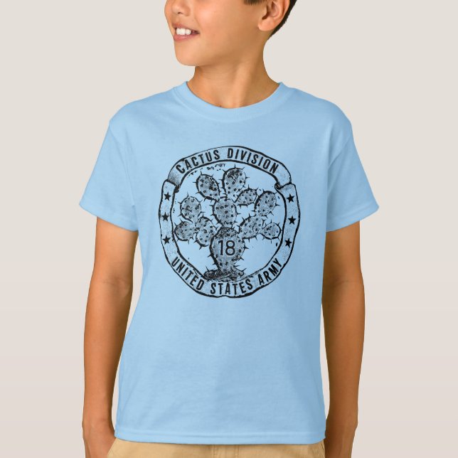 Camiseta Emblema Vintage División Cactus (Anverso)