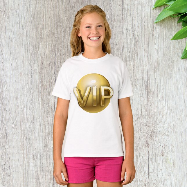Camiseta Emblema VIP de oro 3D de lujo (Subido por el creador)