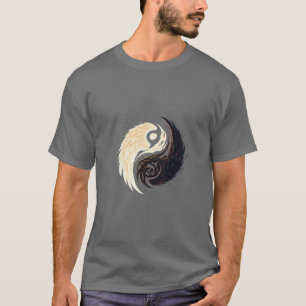 Camiseta emblemática del ala Yin-Yang – Fantasía o