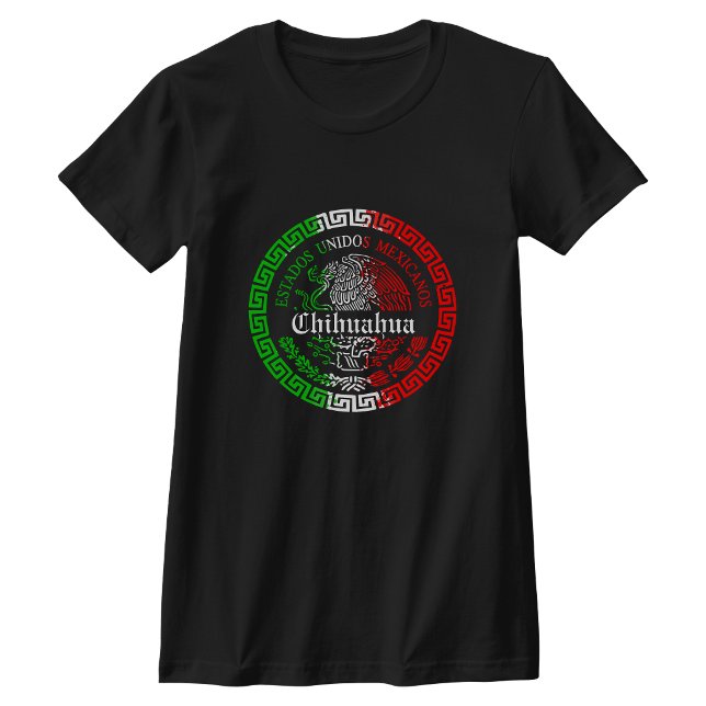 Camiseta emblemática del estado de Chihuahua Méxic (Estado de Chihuahua México emblem shirt)