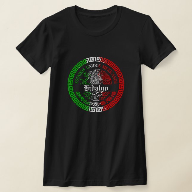 Camiseta emblemática del estado de Hidalgo México (Distribución)