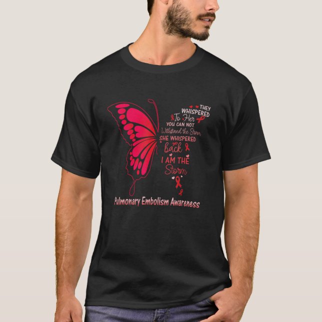 Camiseta Embolismo pulmonar Soy la tormenta (Anverso)