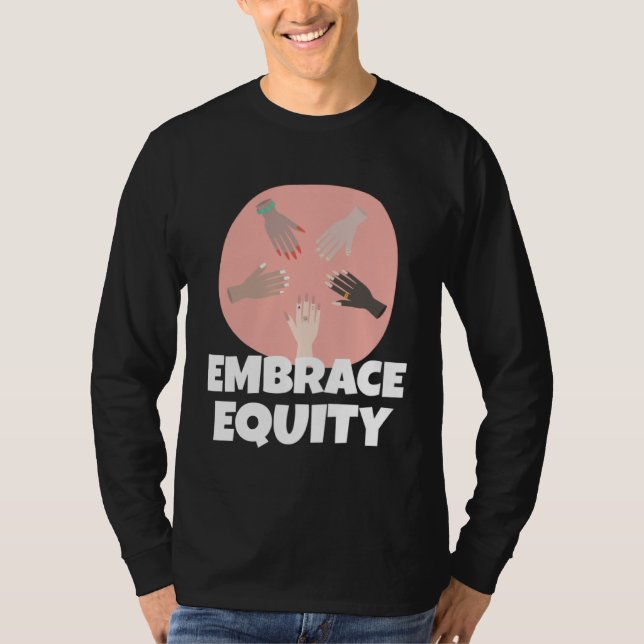Camiseta Embrace Equity Happy International Women s Day Cha (Anverso)