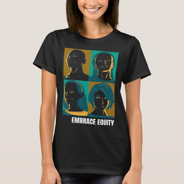 Camiseta Embrace Equity Happy International Women s Day Cha (Anverso)