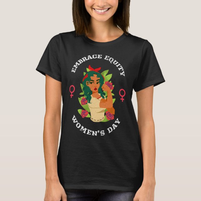 Camiseta Embrace Equity Happy International Women s Day Cha (Anverso)