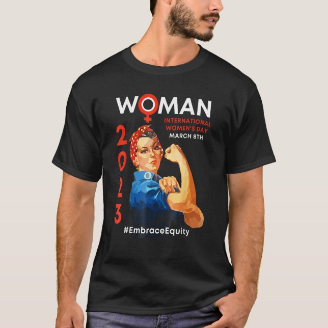 Camiseta Embrace Equity International Women's Day 2023 (Anverso)