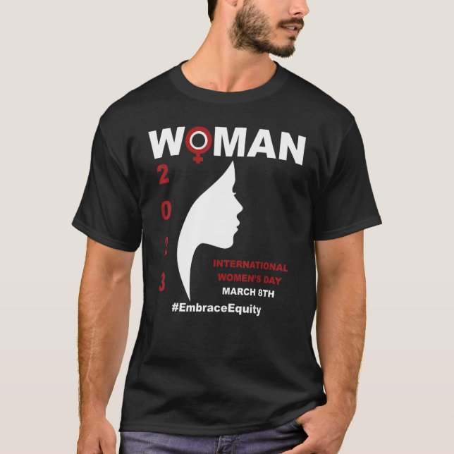 Camiseta Embrace Equity International Women's Day 2023 (Anverso)