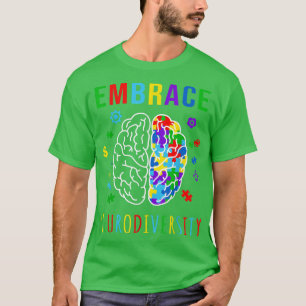 Camiseta Embrace Neurodiversity ADHD Austism ASD Awareness