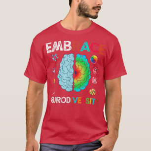 Camiseta Embrace Neurodiversity ADHD Autism