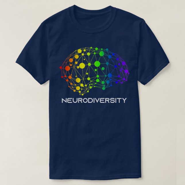Camiseta Embrace Neurodiversity Autism ADHD ASD Brain Srews (Diseño del anverso)