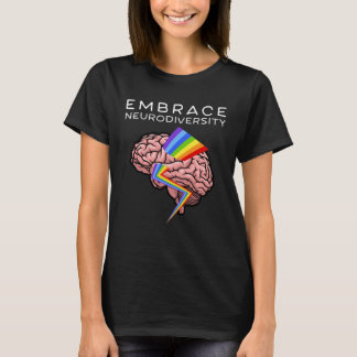 Camiseta Embrace Neurodiversity Autism Awareness ASD Mental