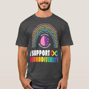 Camiseta Embrace Neurodiversity Autism Spectrum ADHD ASD Ra
