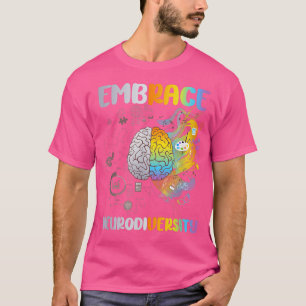 Camiseta Embrace Neurodiversity Brain Embrace ADHD Autism A