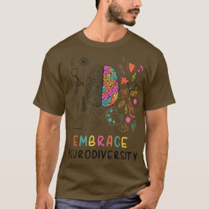 Camiseta Embrace Neurodiversity Shirt  Education and Diagno