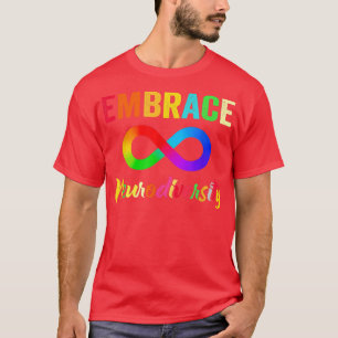 Camiseta Embrace Neurodiversity Spectrum ASD ADHD Autism 