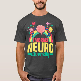 Camiseta Embrace Nuerodiversity Think Differently ADHD Awar