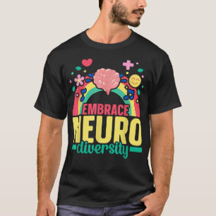 Camiseta Embrace Nuerodiversity Think Differently ADHD Awar