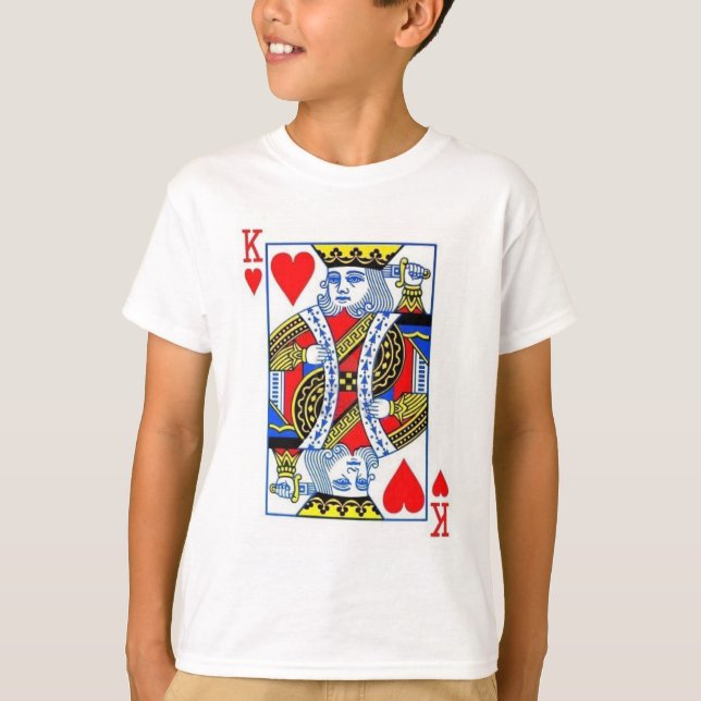 Camiseta Embroma a rey Of Heart T-Shirt (Anverso)