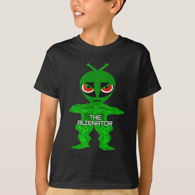 Camiseta Embroma el carácter de Alienator (Anverso)