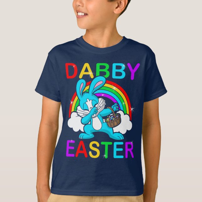 Camiseta Embutidora de la cesta de la caza del huevo del (Anverso)