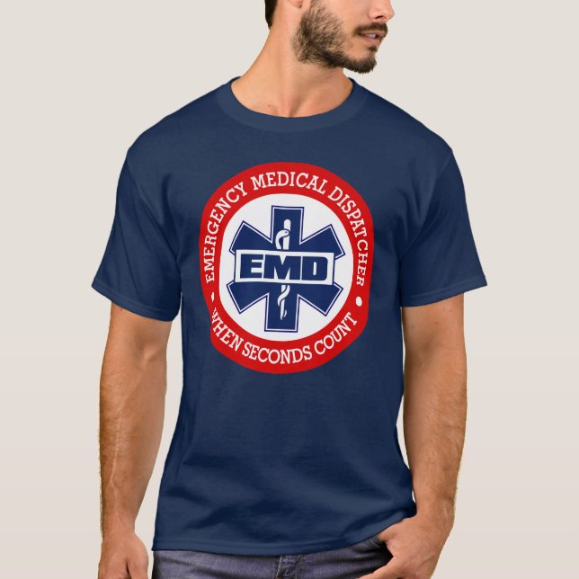 Camiseta EMD (Dispatcher Médico de Emergencia) (Anverso)
