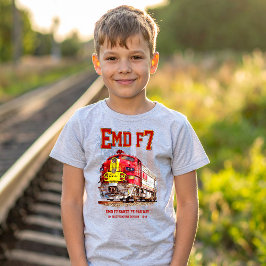 Camiseta EMD F7 Santa Fe Warbonnet with American Flag.