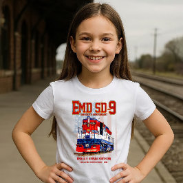 Camiseta EMD SD-9 Locomotive USA 250th Anniversary Livery