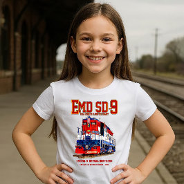 Camiseta EMD SD-9 USA 250th Anniversary Heritage Locomotive