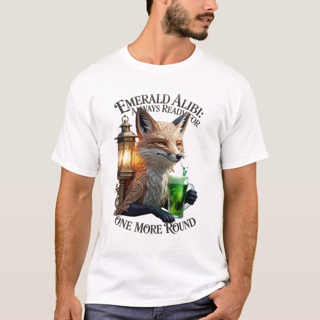 Camiseta Emerald Alibi Fox Graphic Tee (Anverso)