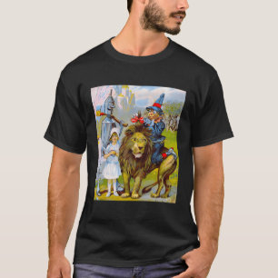 Camiseta Emerald City Oz Tin Leon Scarecrow Dorothy Wizard