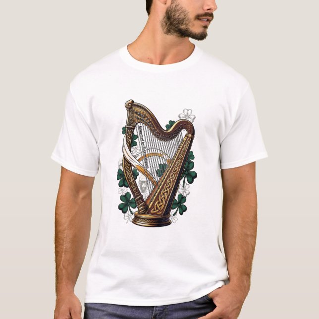Camiseta Emerald Harp Shenanigans T-Shirt  (Anverso)