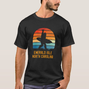 Camiseta Emerald Isle North Carolina Sasquatch Souvenir